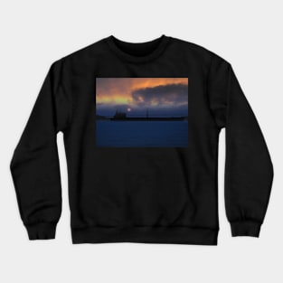 Golden Gate Tanker at Sunset Crewneck Sweatshirt